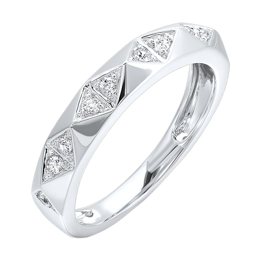 14Kt White Gold Diamond 1/5Ctw Ring