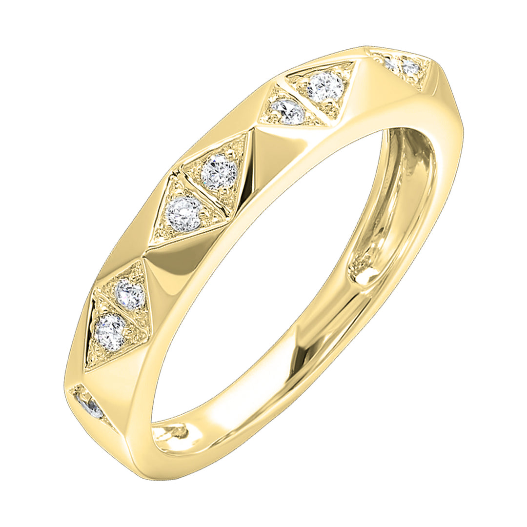 14Kt Yellow Gold Diamond 1/5Ctw Ring