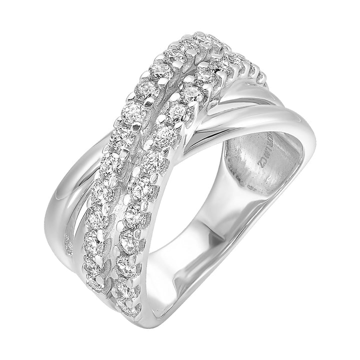 10Kt White Gold Diamond 1Ctw Ring