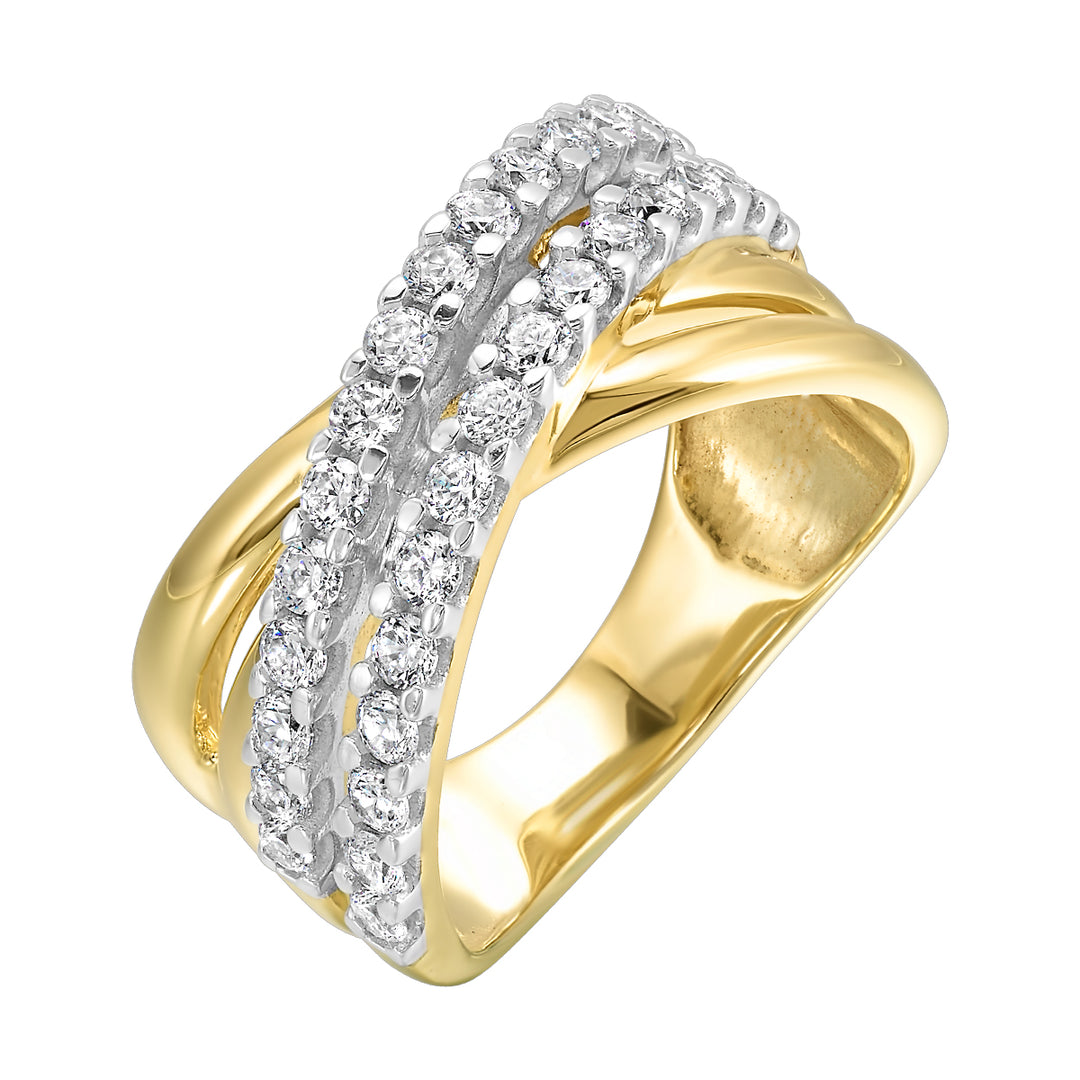 10Kt Yellow Gold Diamond 1Ctw Ring
