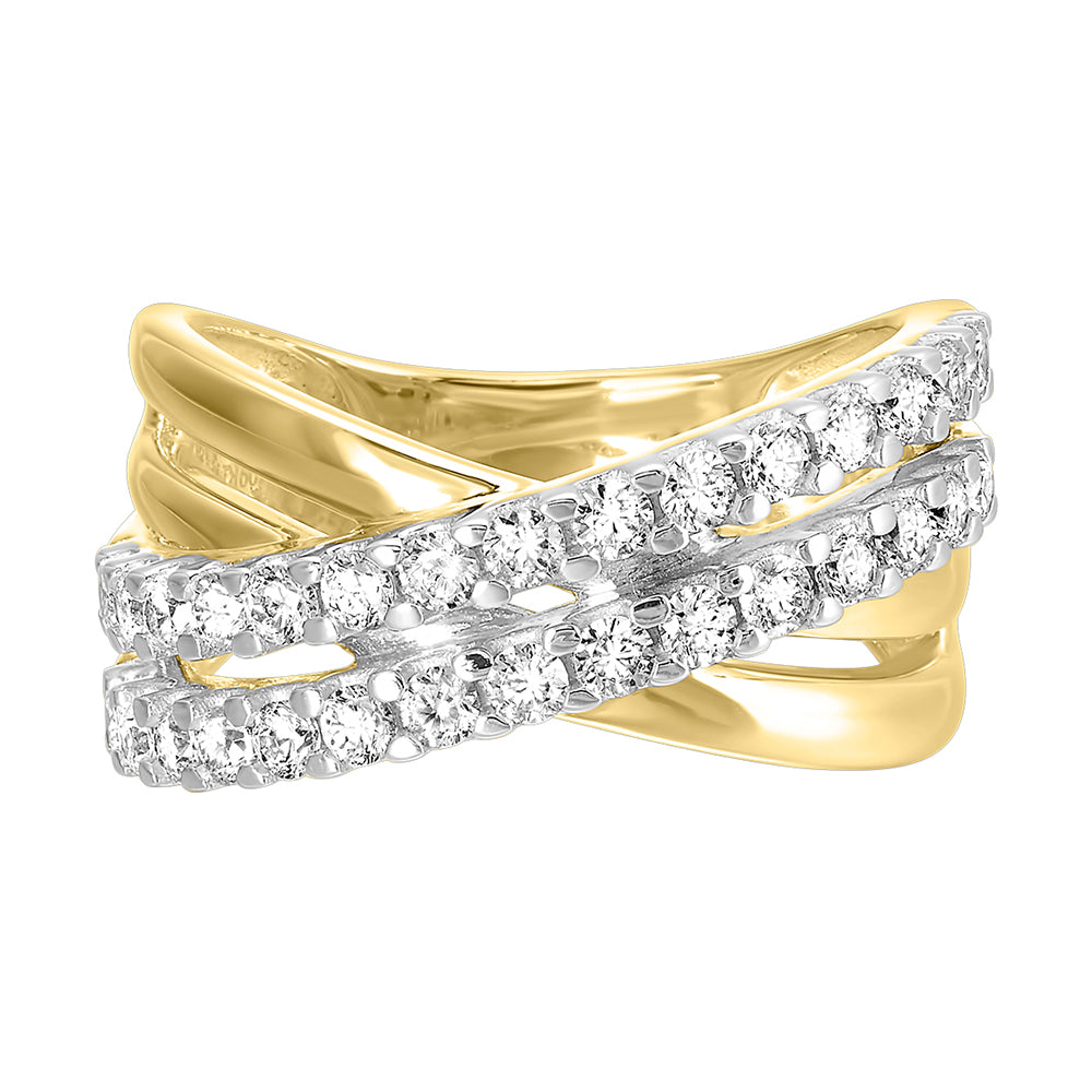 10Kt Yellow Gold Diamond 1Ctw Ring