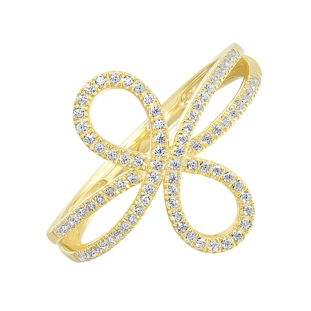 10Kt Yellow Gold Diamond 1/5Ctw Ring