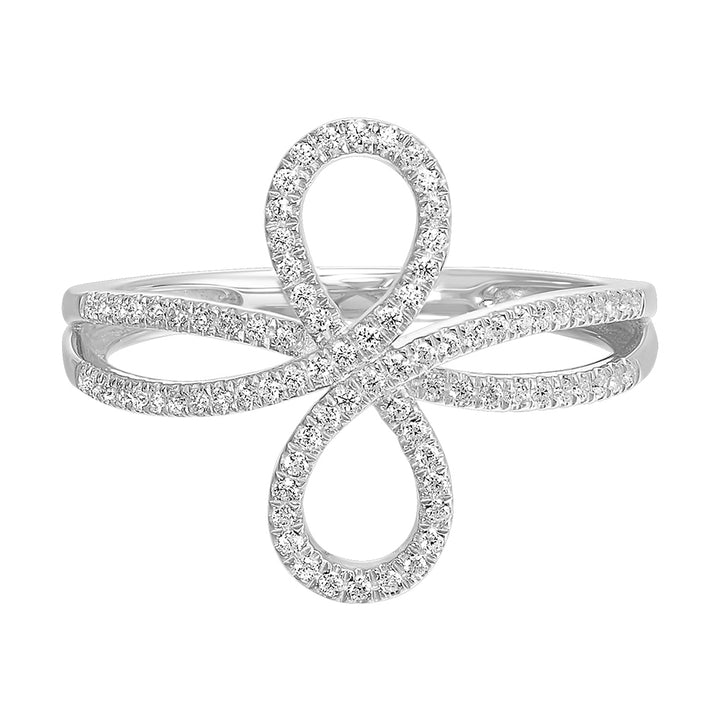 10Kt White Gold Diamond 1/5Ctw Ring