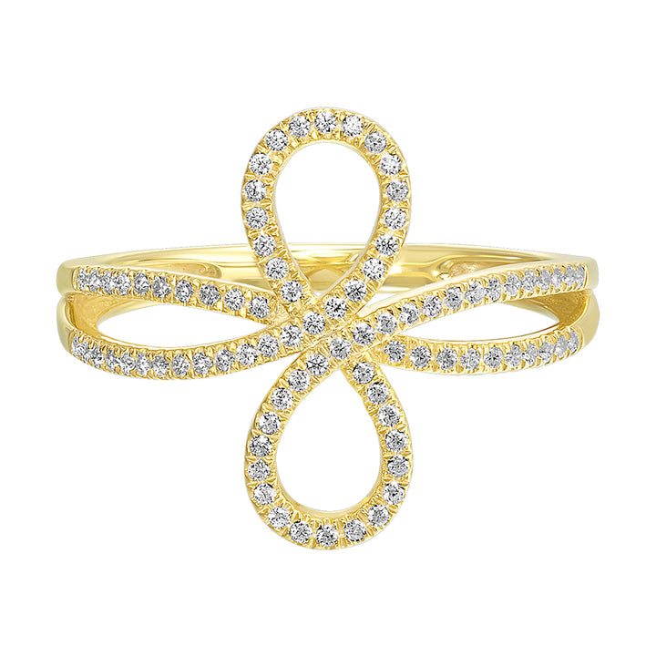 10Kt Yellow Gold Diamond 1/5Ctw Ring