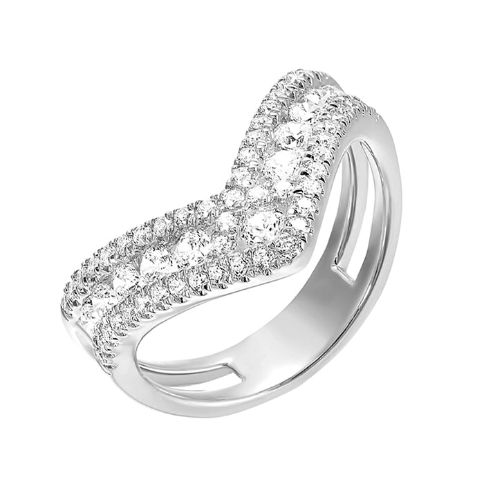 14Kt White Gold Diamond 1Ctw Ring