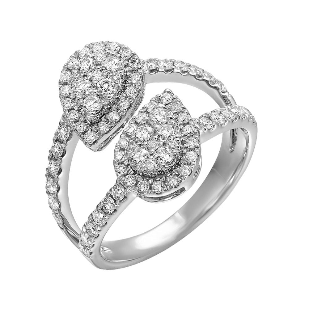 14Kt White Gold Diamond 1Ctw Ring