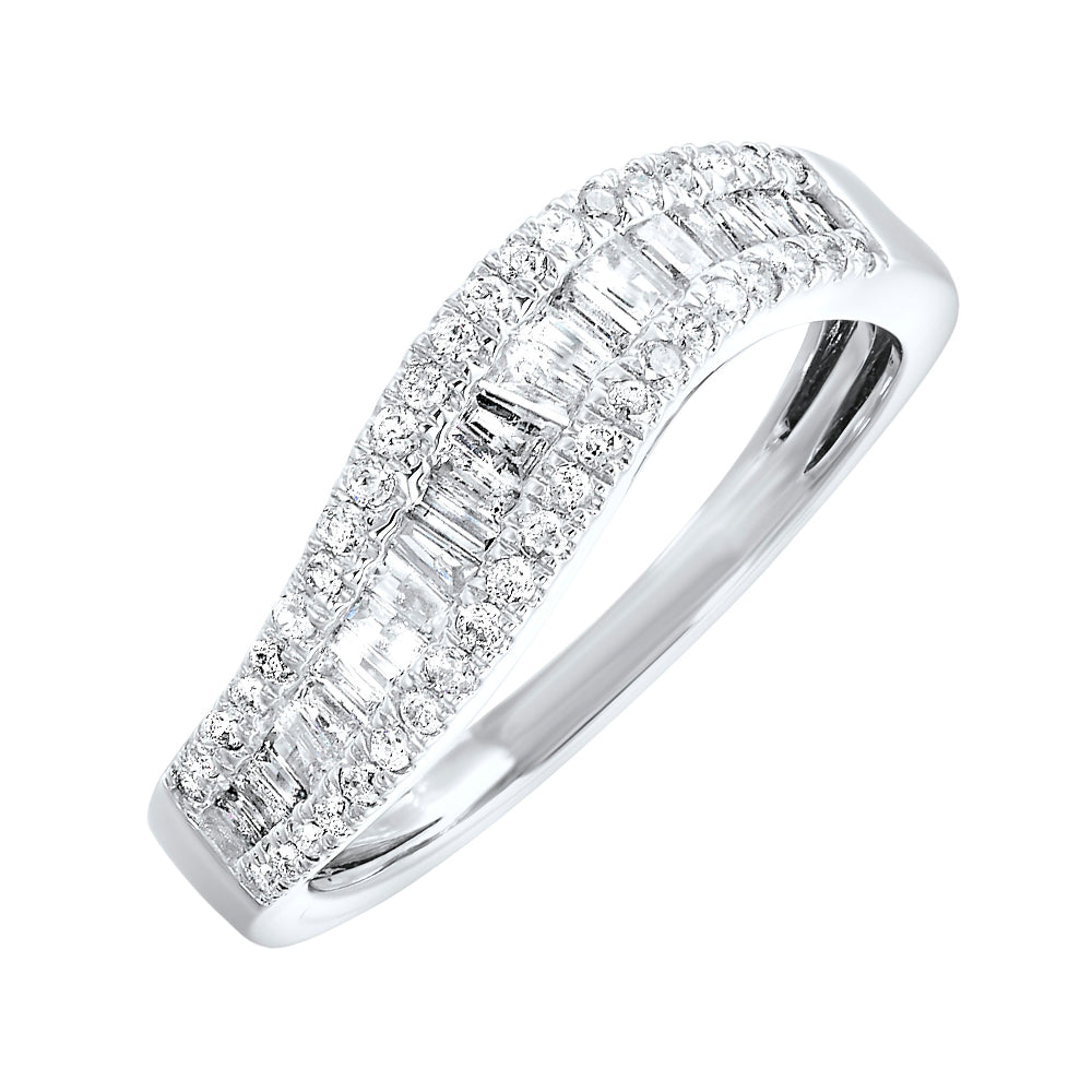 14Kt White Gold Diamond 1/2Ctw Ring