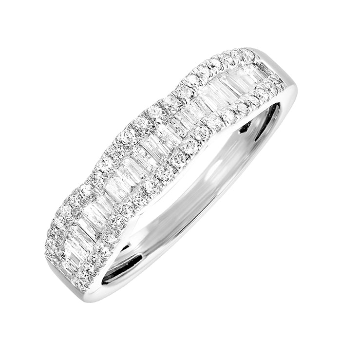 14Kt White Gold Diamond 1/2Ctw Ring