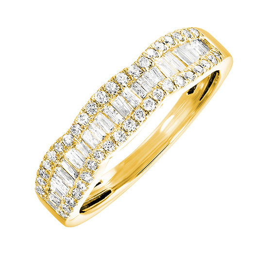14Kt Yellow Gold Diamond 1/2Ctw Ring