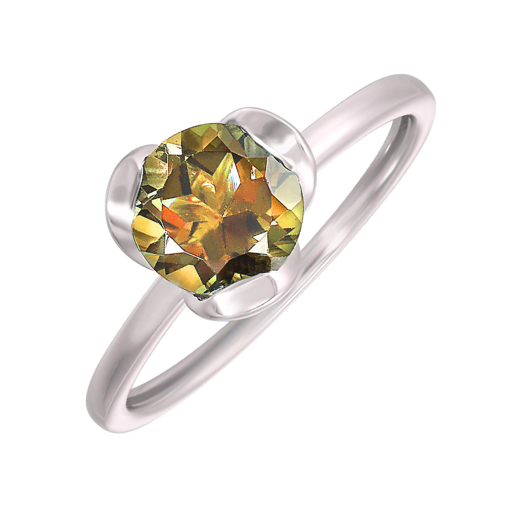 Silver & Citrine 1 3/4Ctw Ring
