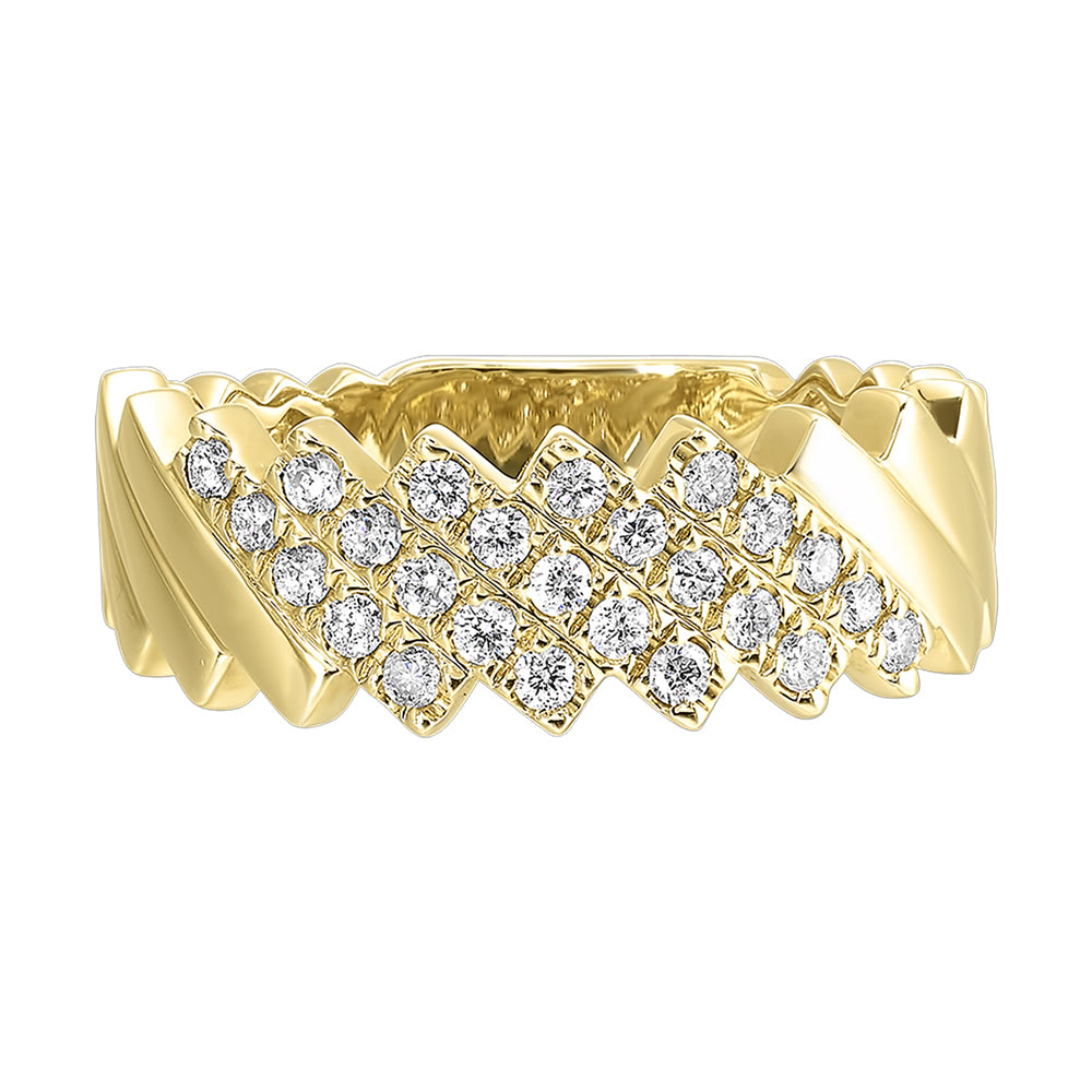 14Kt Yellow Gold Diamond 1/3Ctw Ring