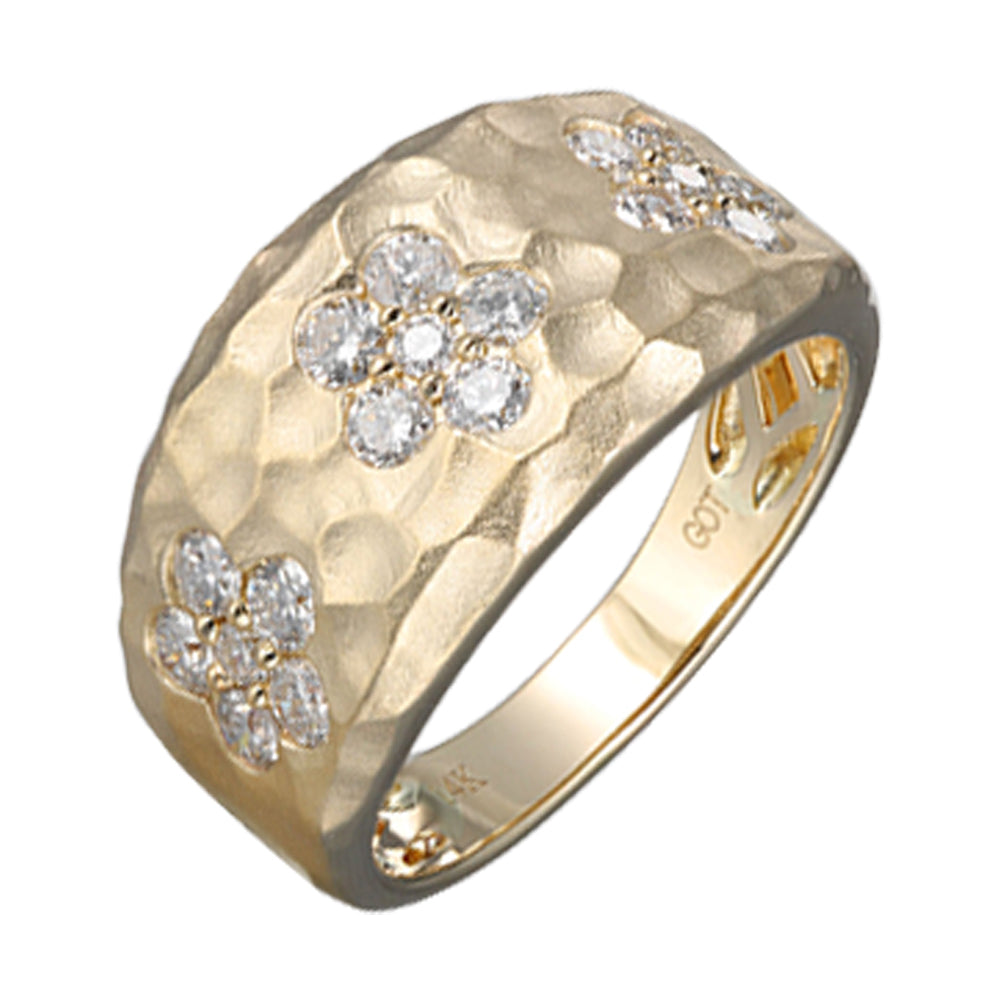 14Kt Yellow Gold Diamond 3/4Ctw Ring