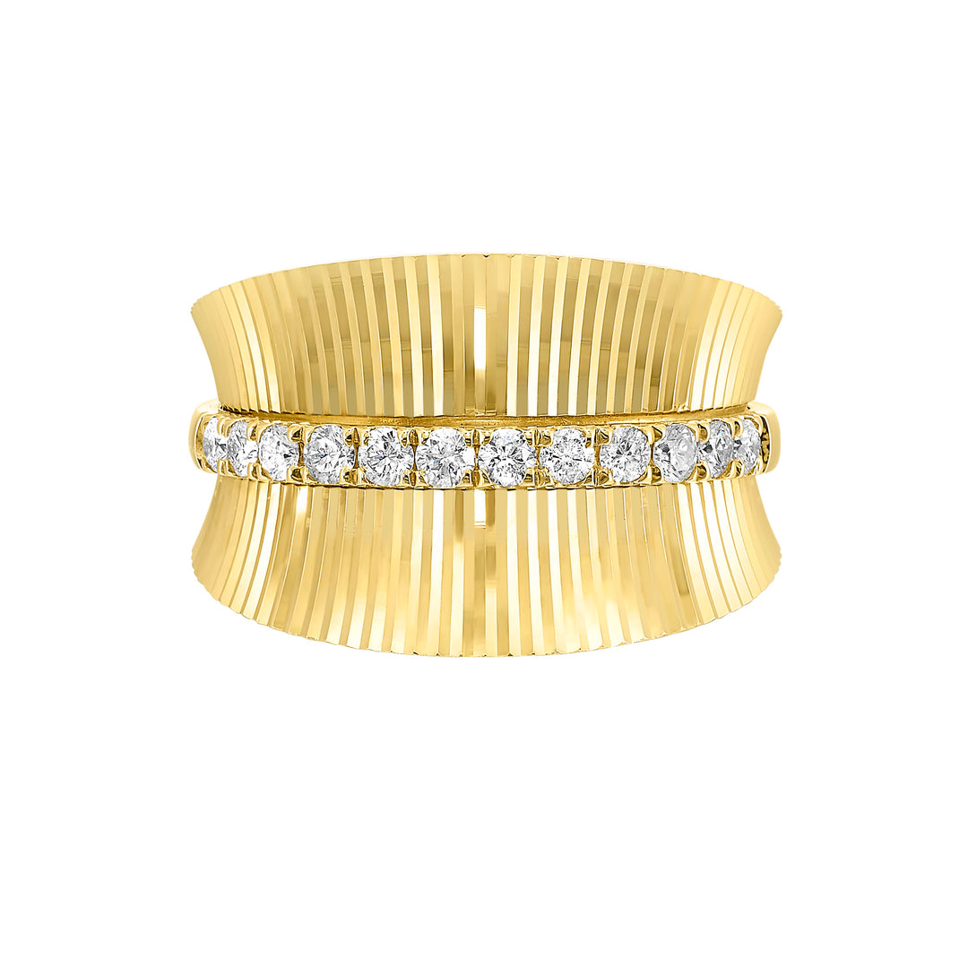 14Kt Yellow Gold Diamond 1/3Ctw Ring