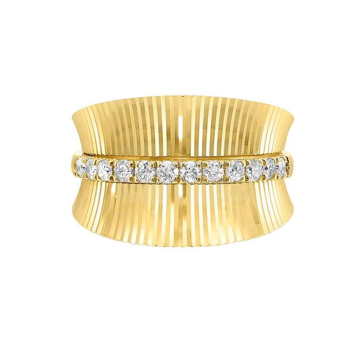 14Kt Yellow Gold Diamond 1/3Ctw Ring