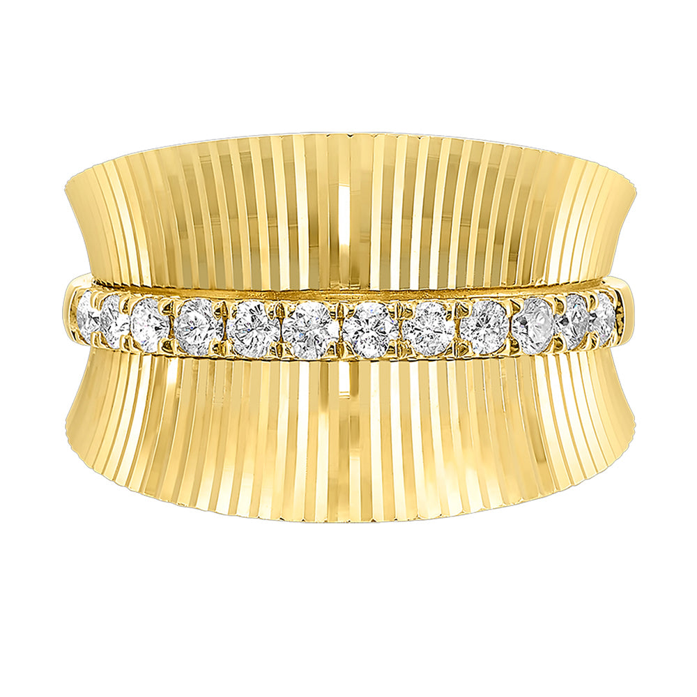 14Kt Yellow Gold Diamond 1/3Ctw Ring