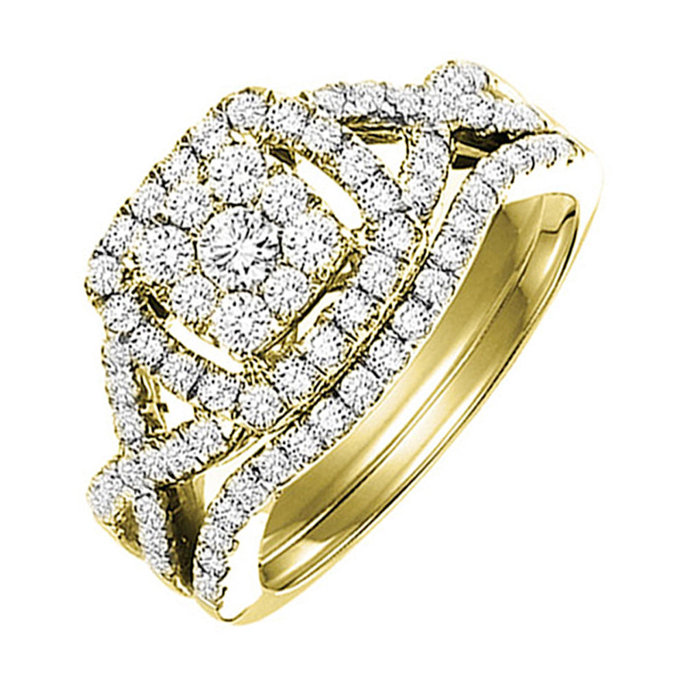 14Kt Yellow Gold Diamond 3/4Ctw Ring