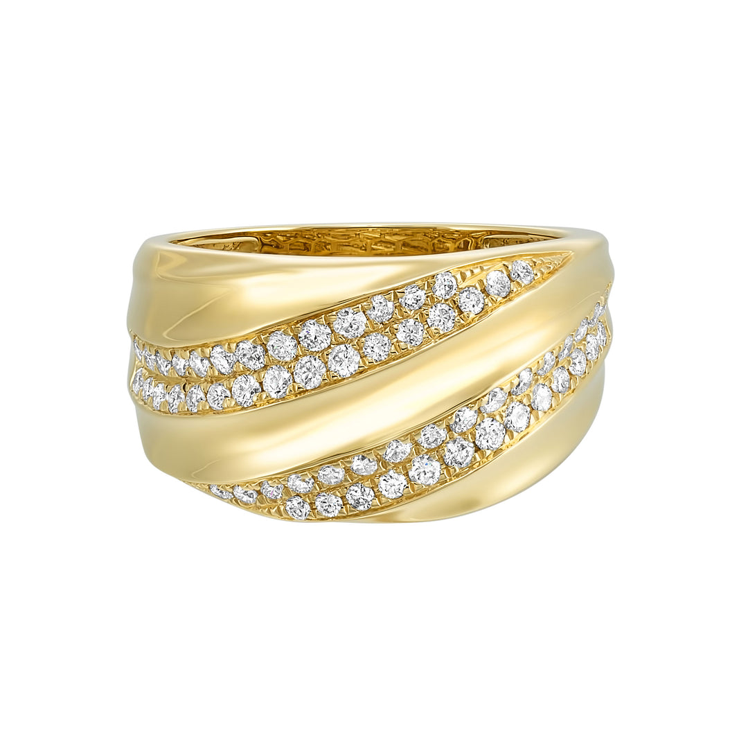 14Kt Yellow Gold Diamond 1/2Ctw Ring
