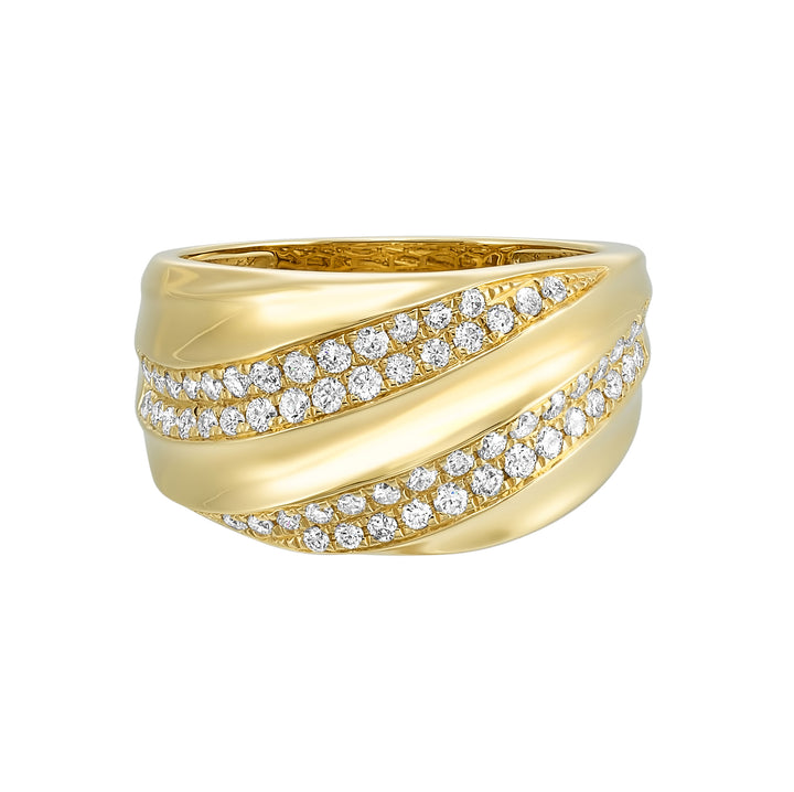 14Kt Yellow Gold Diamond 1/2Ctw Ring