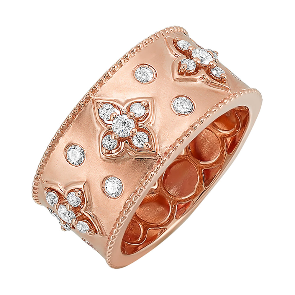 14Kt Rose Gold Diamond 1/2Ctw Ring