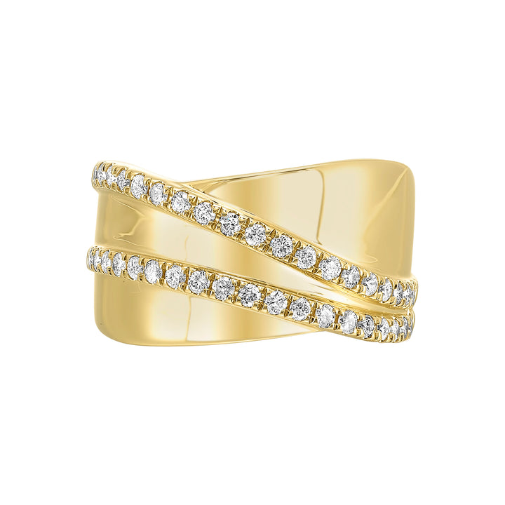 14Kt Yellow Gold Diamond 3/8Ctw Ring