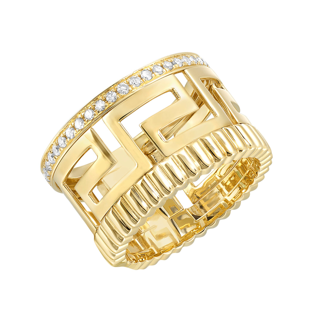 14Kt Yellow Gold Diamond 1/3Ctw Ring