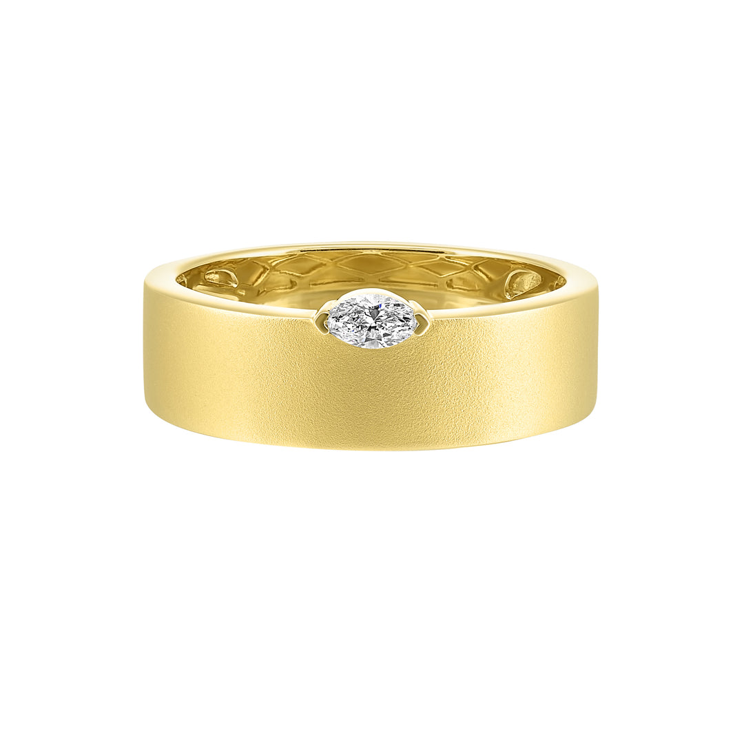 14Kt Yellow Gold Diamond 1/10Ctw Ring