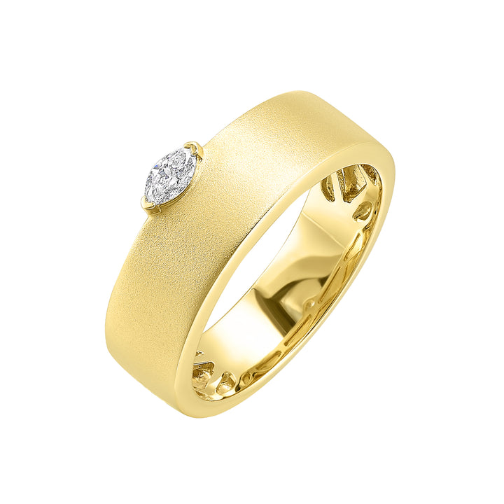 14Kt Yellow Gold Diamond 1/10Ctw Ring
