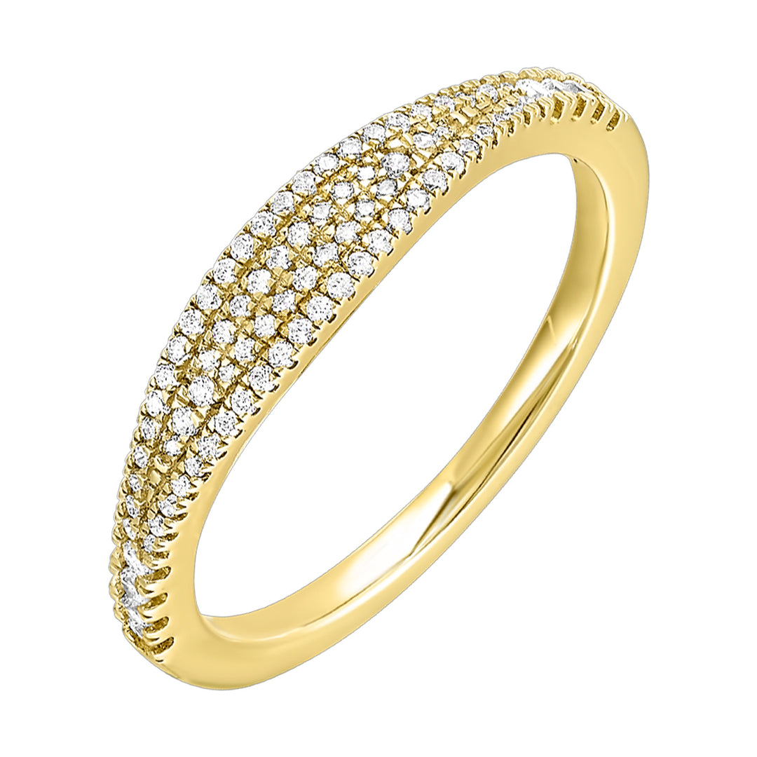 10Kt Yellow Gold Diamond 1/4Ctw Ring