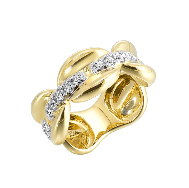 14Kt Yellow Gold Diamond 1/2Ctw Ring