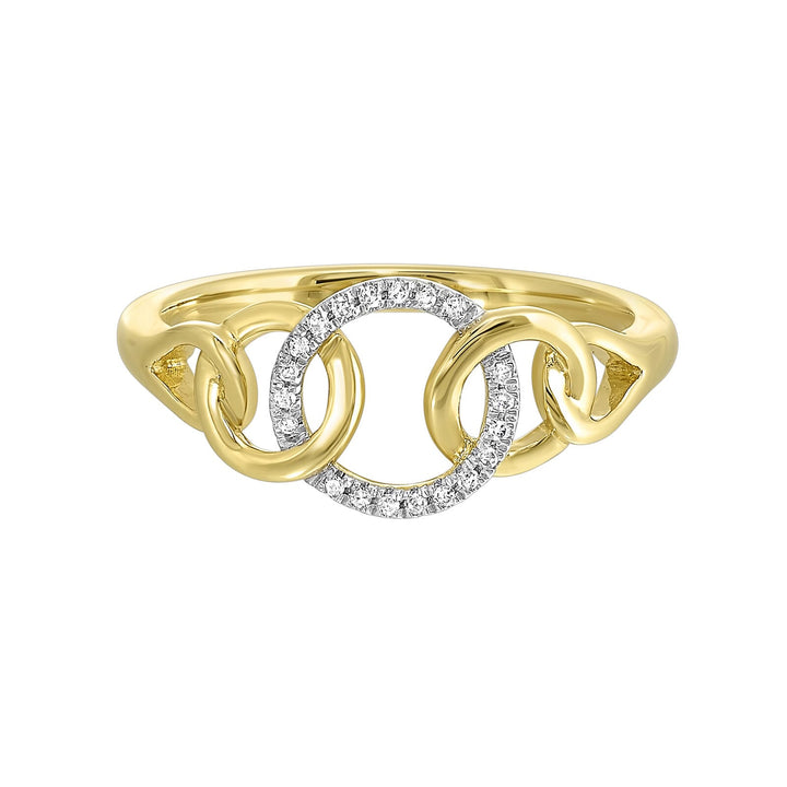 10Kt Yellow Gold Diamond 1/20Ctw Ring