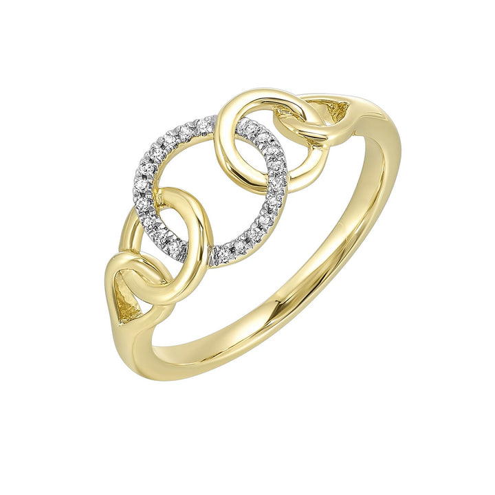 10Kt Yellow Gold Diamond 1/20Ctw Ring