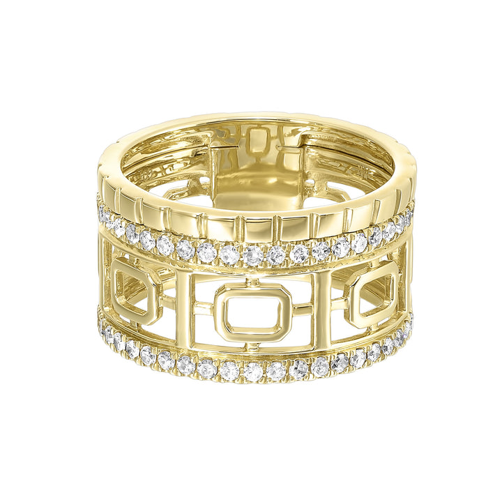 14Kt Yellow Gold Diamond 5/8Ctw Ring