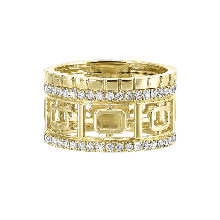 14Kt Yellow Gold Diamond 5/8Ctw Ring