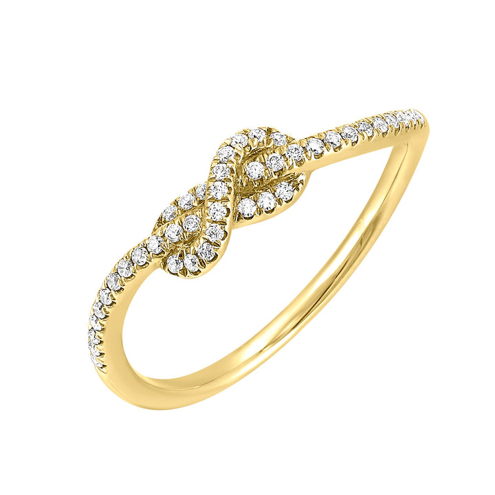 14Kt Yellow Gold Diamond 1/8Ctw Ring