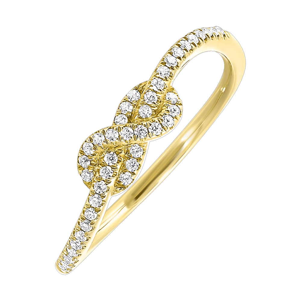 14Kt Yellow Gold Diamond 1/8Ctw Ring