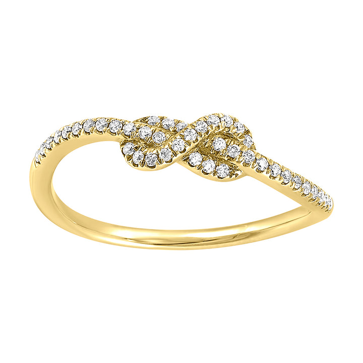 14Kt Yellow Gold Diamond 1/8Ctw Ring