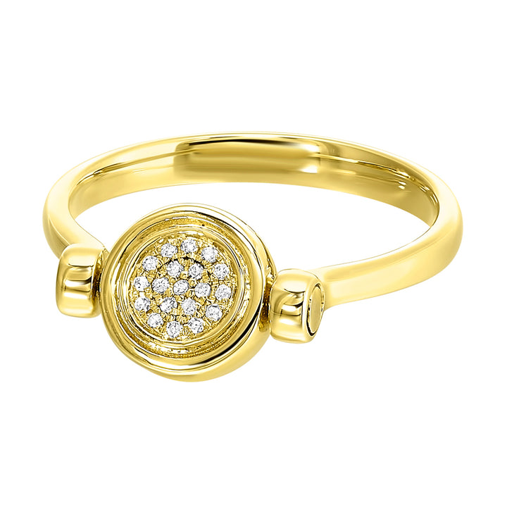 10Kt Yellow Gold Diamond 1/20Ctw Ring