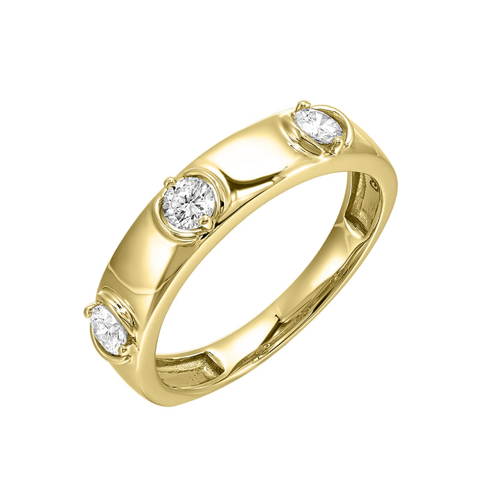 14Kt Yellow Gold Diamond 1/3Ctw Ring
