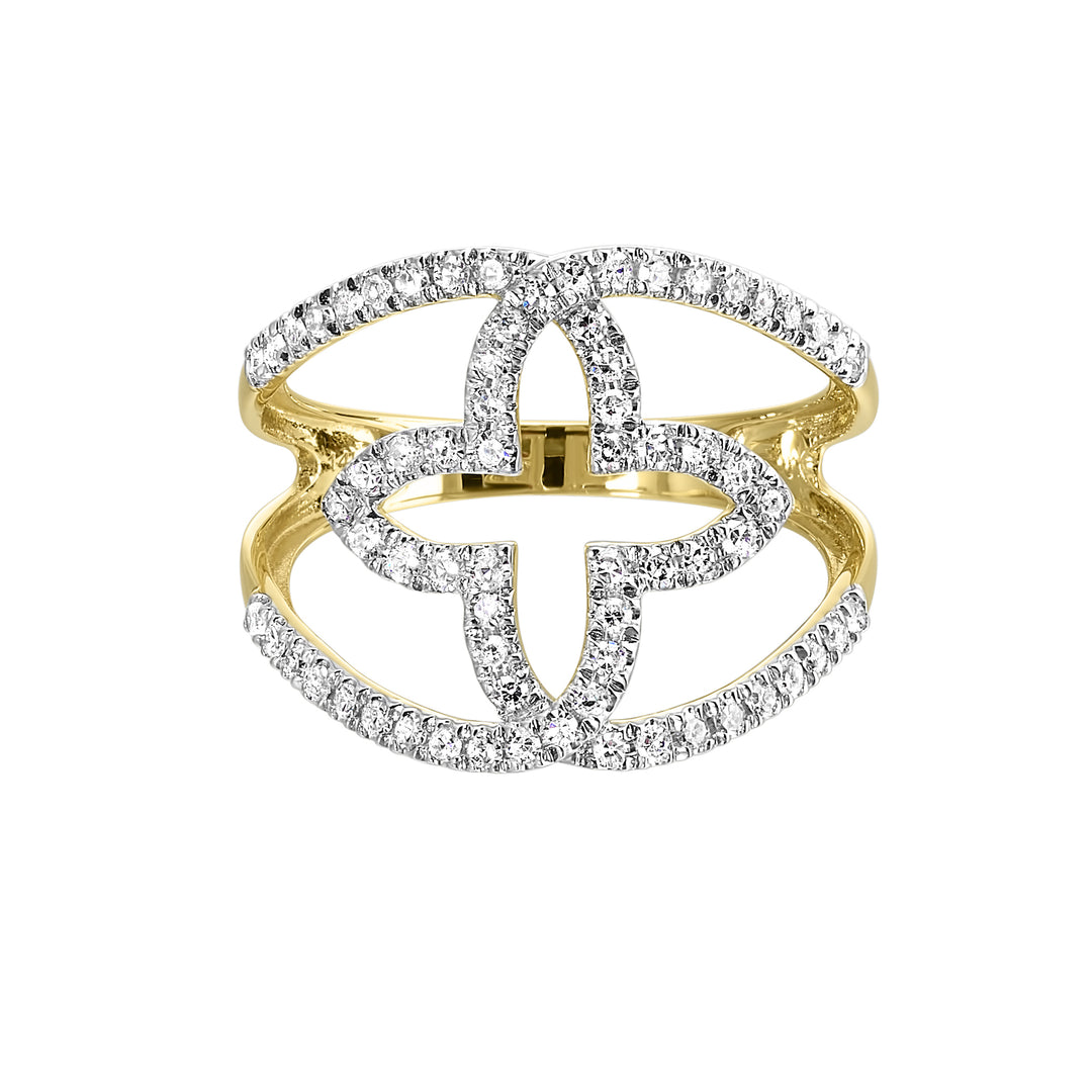 14Kt Yellow Gold Diamond 1/2Ctw Ring