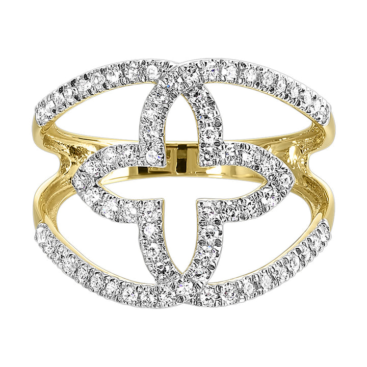 14Kt Yellow Gold Diamond 1/2Ctw Ring