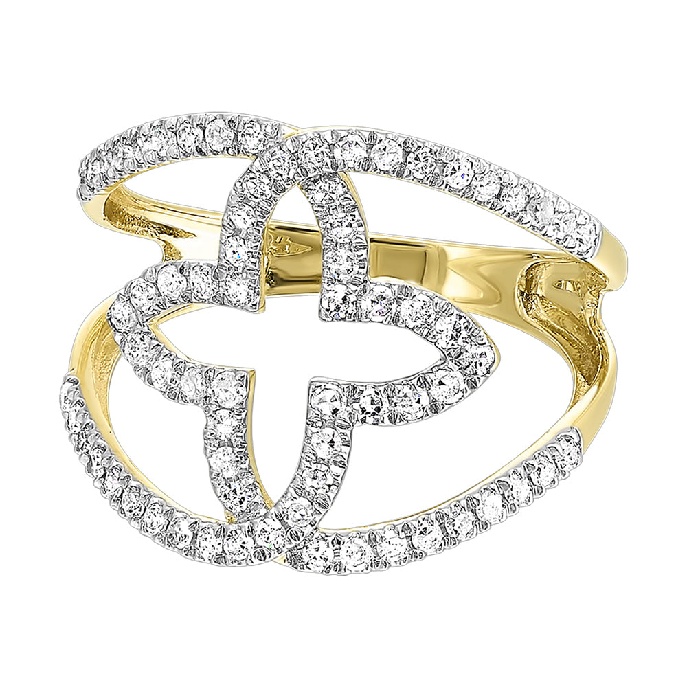 14Kt Yellow Gold Diamond 1/2Ctw Ring