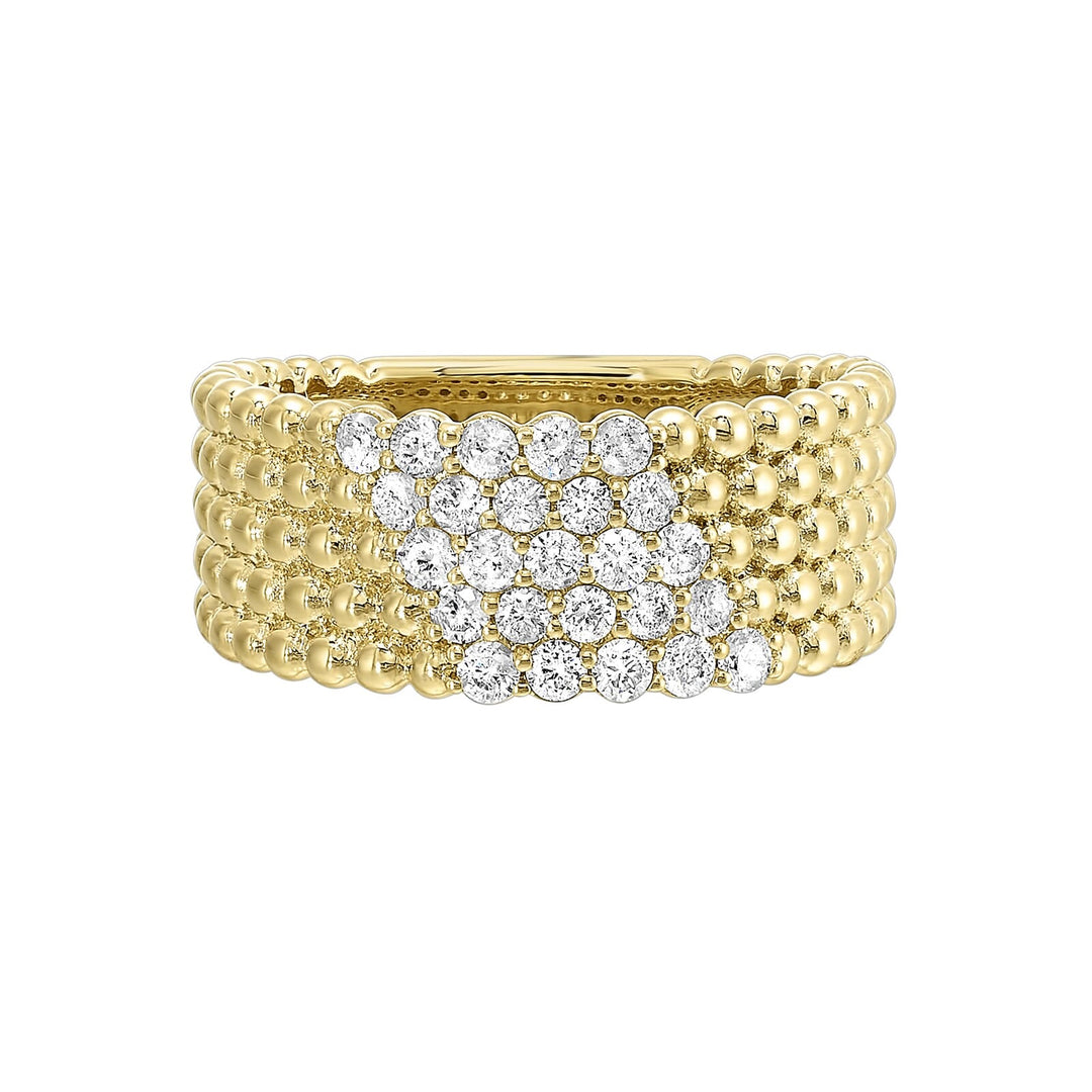 14Kt Yellow Gold Diamond 1/2Ctw Ring