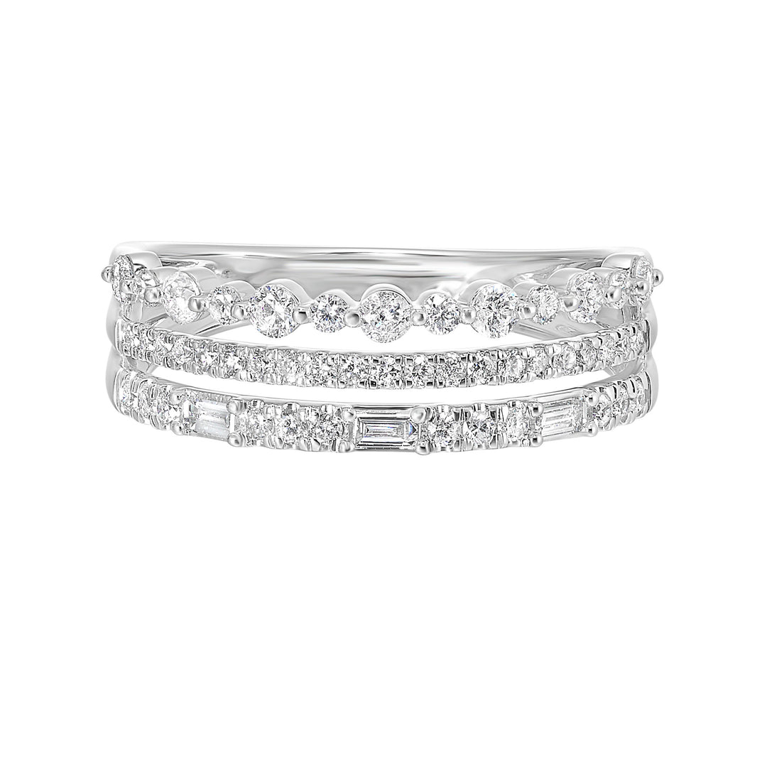 14Kt White Gold Diamond 1/2Ctw Ring
