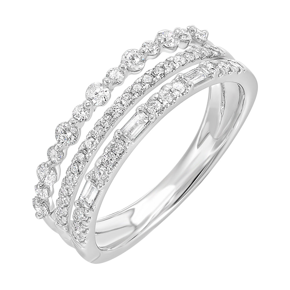 14Kt White Gold Diamond 1/2Ctw Ring