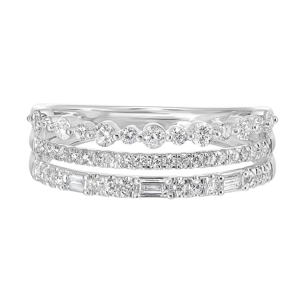 14Kt White Gold Diamond 1/2Ctw Ring
