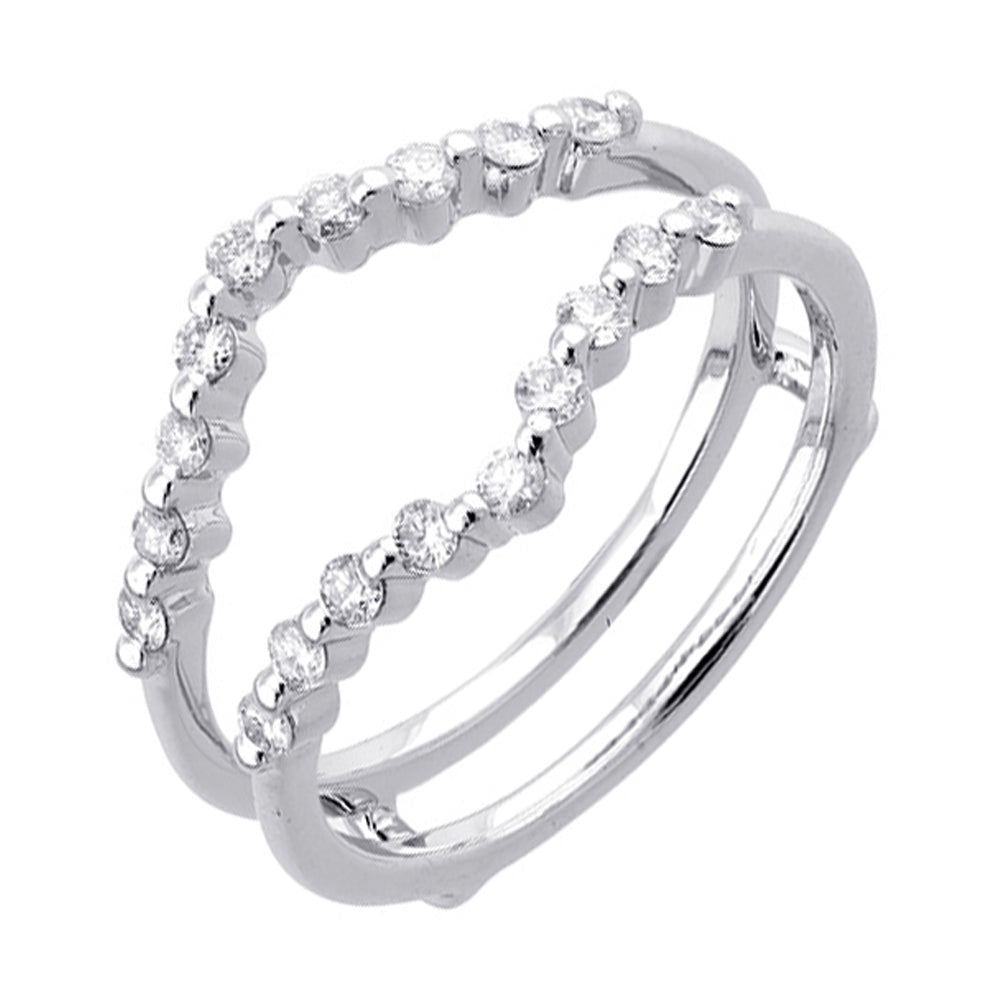 14Kt White Gold Diamond 1/3Ctw Ring