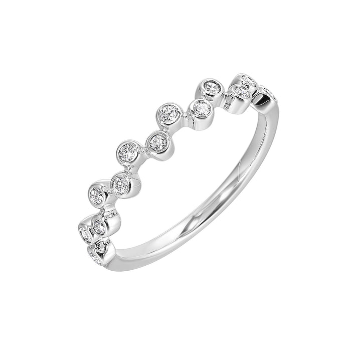 14Kt White Gold Diamond 1/5Ctw Ring