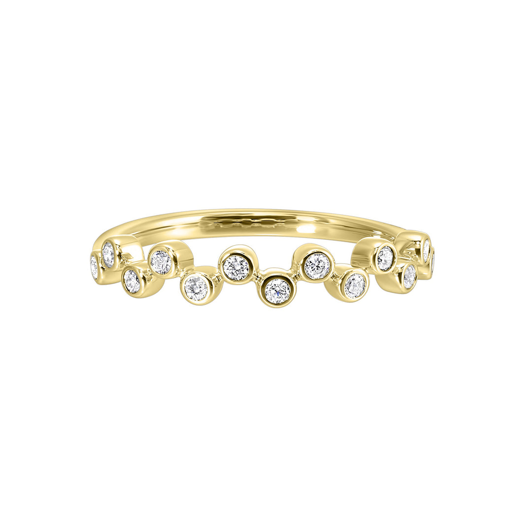 14Kt Yellow Gold Diamond 1/5Ctw Ring