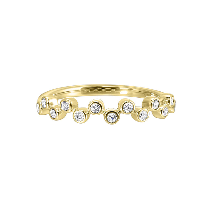 14Kt Yellow Gold Diamond 1/5Ctw Ring