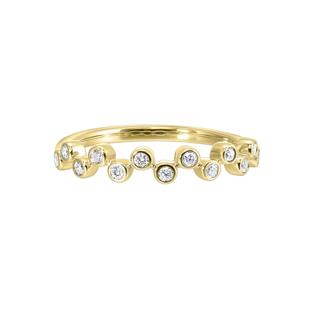 14Kt Yellow Gold Diamond 1/5Ctw Ring